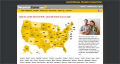 Desktop Screenshot of personaltrainer.com